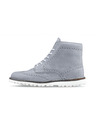 Vasky Dámske kožené členkové topánky sivé - jarné / jesenné topánky, Vasky Brogue High shoes