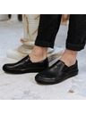 Vasky Dámske kožené slip on čierne - jarné / jesenné čižmy VASKY