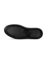 Vasky Dámske kožené slip on čierne - jarné / jesenné čižmy VASKY