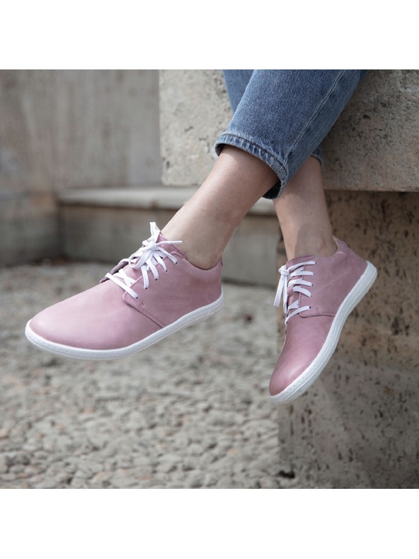 Vasky Dámske kožené barefoot ružové Vasky Terry Pink