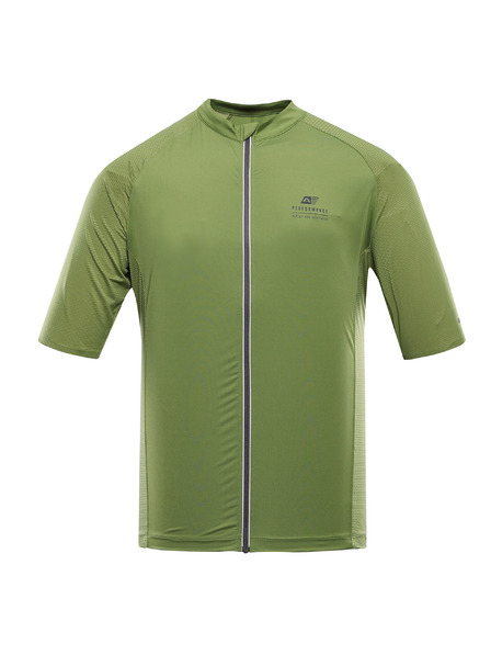 ALPINE PRO Pánsky rýchloschnúci cyklistický dres ALPINE PRO SAGEN 2