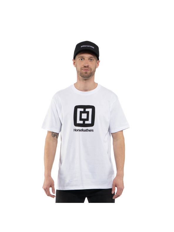 Horsefeathers Tričko Fair - biele HORSEFEATHERS