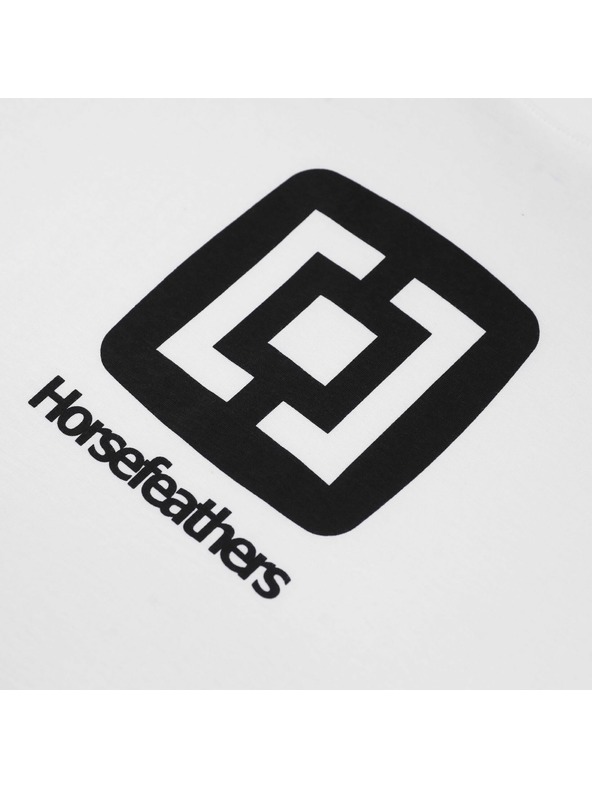 Horsefeathers Tričko Fair - biele HORSEFEATHERS