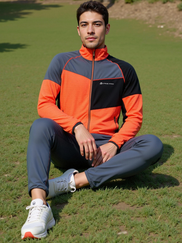 ALPINE PRO Pánska rýchloschnúca mikina s cool dry ALPINE PRO ONNEC 2