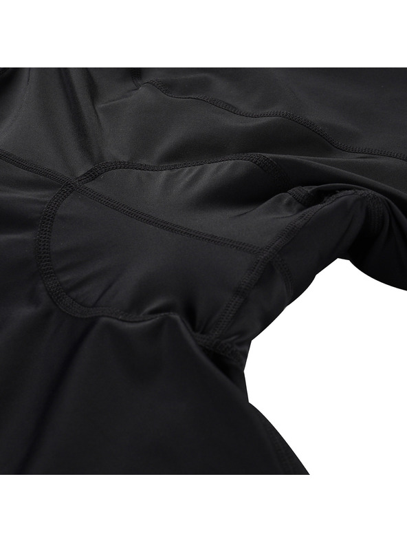 ALPINE PRO Pánske cyklistické šortky ALPINE PRO čierne