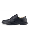 Vasky Pánske čierne kožené poltopánky - jar / jeseň Topánky, obuv Vasky Brogue Low Noir