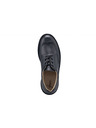 Vasky Pánske čierne kožené poltopánky - jar / jeseň Topánky, obuv Vasky Brogue Low Noir