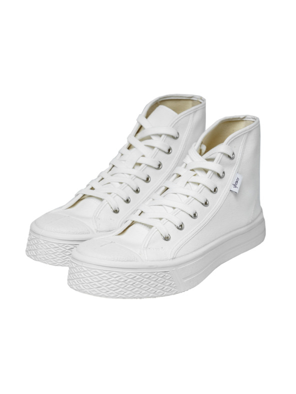 Vasky Pánske plátenné členkové tenisky / čižmy Vasky Kanvasky High biele