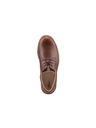 Vasky Pánske kožené poltopánky tmavohnedé - jar / jeseň Vasky Derby Dark Brown