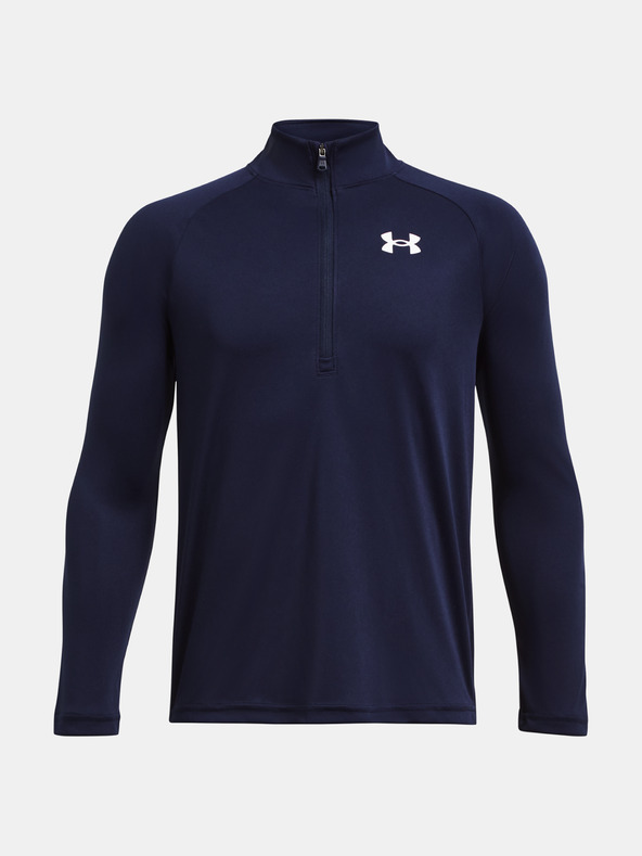 Under Armour Chlapčenské tričko Under Armour UA Tech 2.0 1/2 Zip-BLU