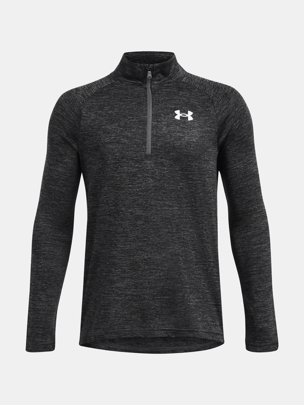 Under Armour Chlapčenské tričko Under Armour UA Tech 2.0 1/2 Zip-GRY
