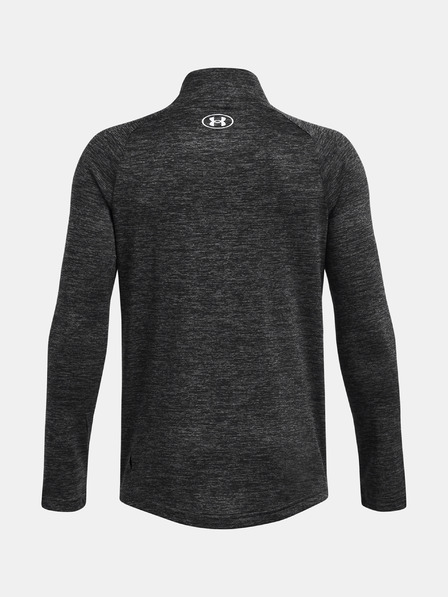 Under Armour Chlapčenské tričko Under Armour UA Tech 2.0 1/2 Zip-GRY
