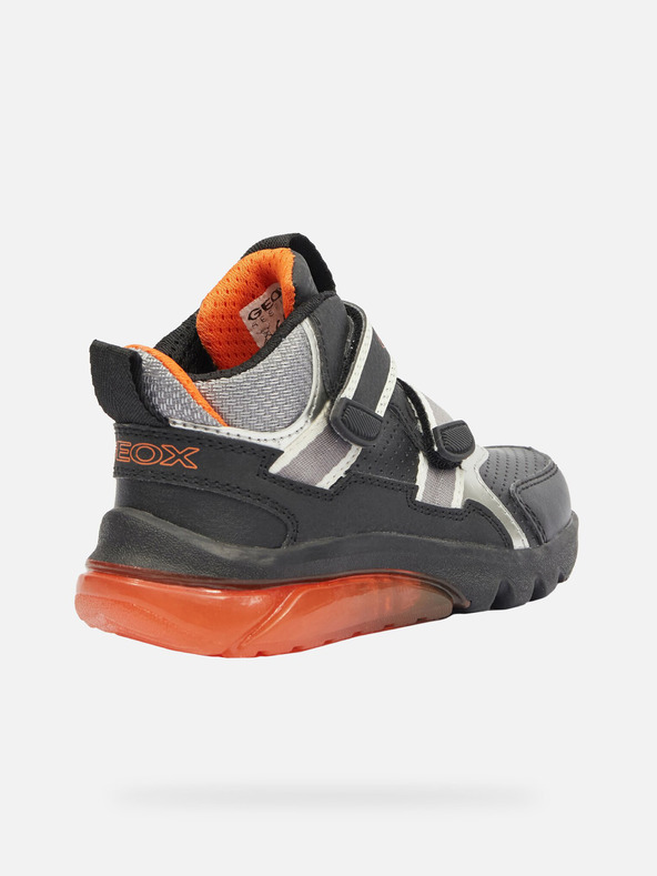 Geox Čierne chlapčenské tenisky Geox Ciberdron