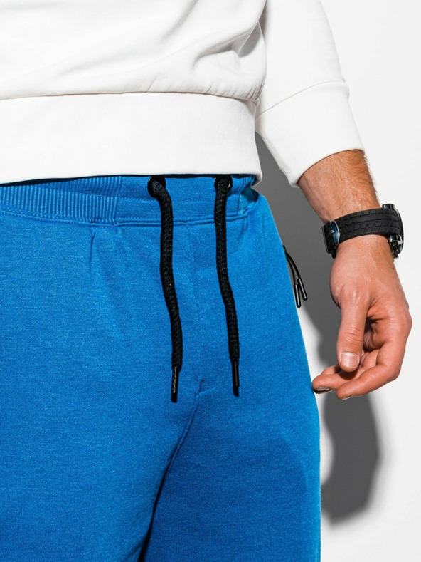 Ombre Clothing Modré pánske tepláky Ombre Clothing P920