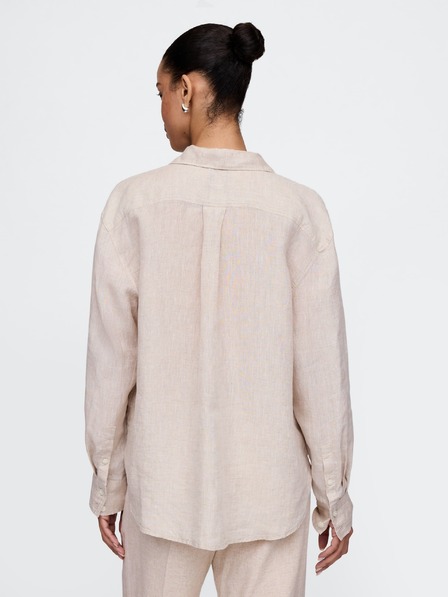 GAP Ľanová oversize košeľa Big Shirt GAP