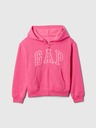 GAP Detská mikina s logom a fleece GAP