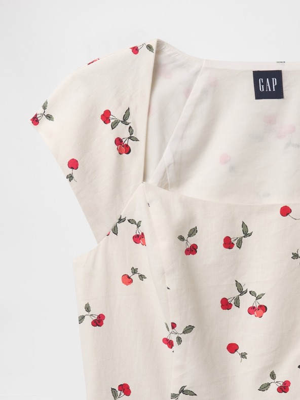 GAP Ľanový crop top GAP