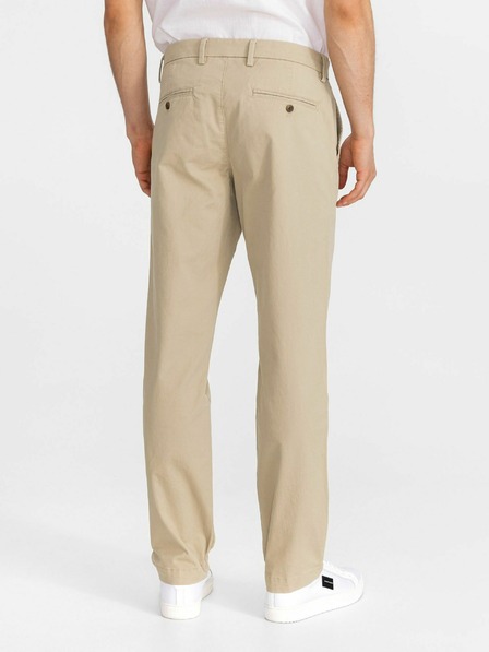 GAP Nohavice essential khaki straight fit GapFlex GAP