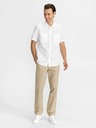 GAP Nohavice essential khaki straight fit GapFlex GAP