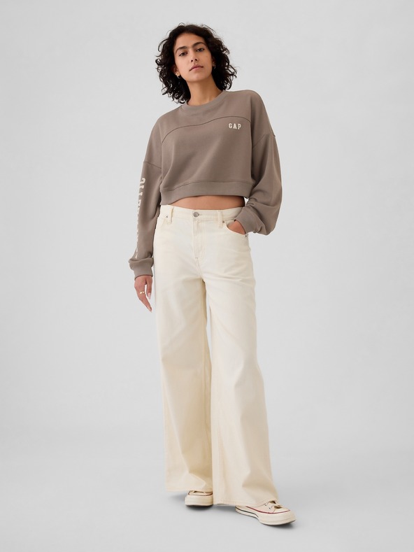 GAP Crop mikina s logom GAP