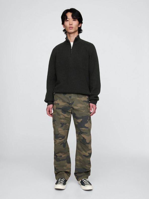 GAP Rebrovaný sveter CashSoft GAP