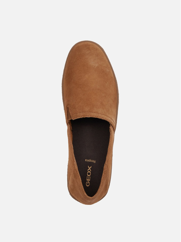 Geox Svetlohnedé pánske slip on espadrilky Geox Pantelleria