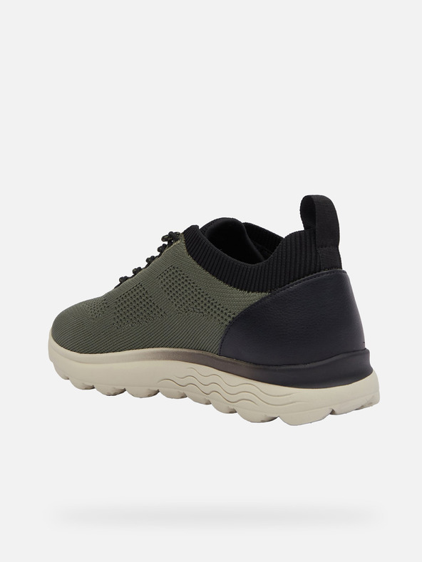 Geox Tmavozelené pánske tenisky Geox Spherica