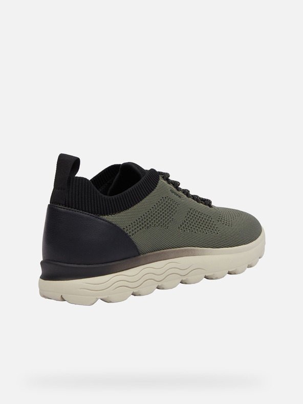 Geox Tmavozelené pánske tenisky Geox Spherica