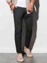 Ombre Clothing Čierne pánske chino nohavice Ombre Oblečenie