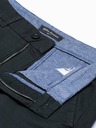 Ombre Clothing Čierne pánske chino nohavice Ombre Oblečenie