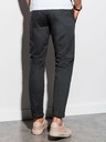 Ombre Clothing Čierne pánske chino nohavice Ombre Oblečenie