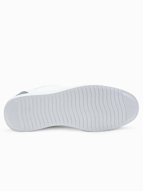 Ombre Clothing Biele pánske tenisky Ombre Oblečenie T373