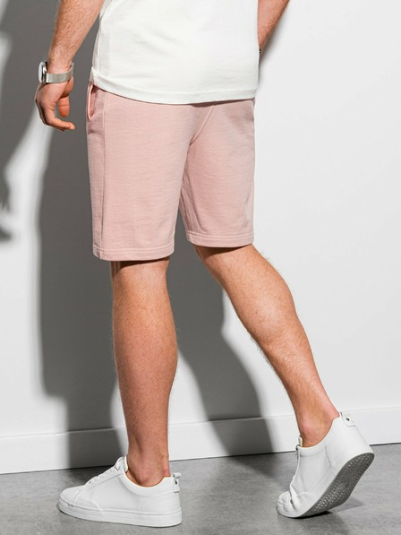 Ombre Clothing Ružové pánske tepláky Ombre Clothing W291