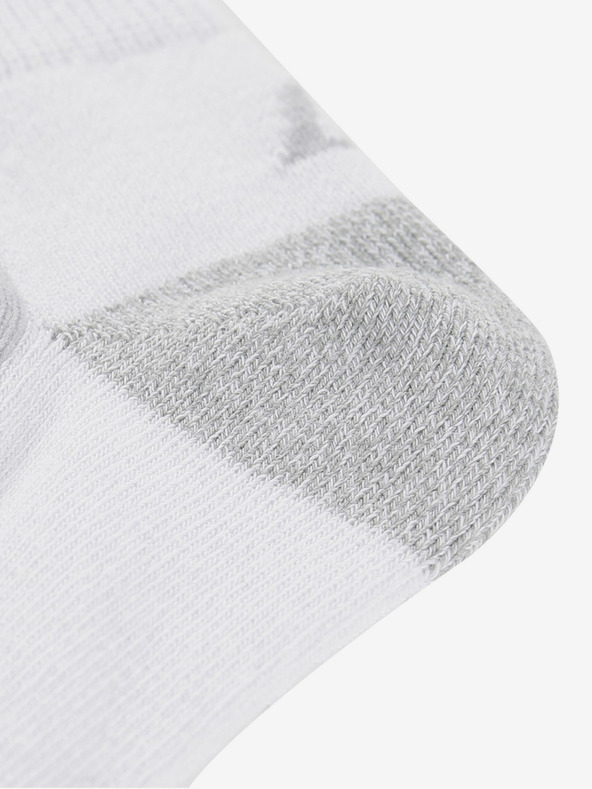 ALPINE PRO Alpine Pro 3HARE 2 šedé a biele unisex ponožky