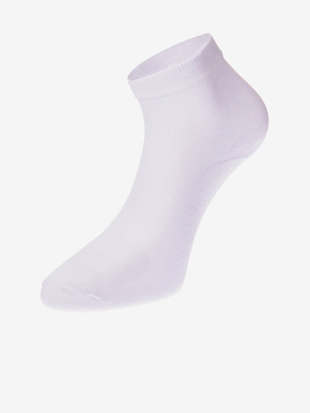 ALPINE PRO Biele unisex ponožky - 2 páry ALPINE PRO 2ULIANO