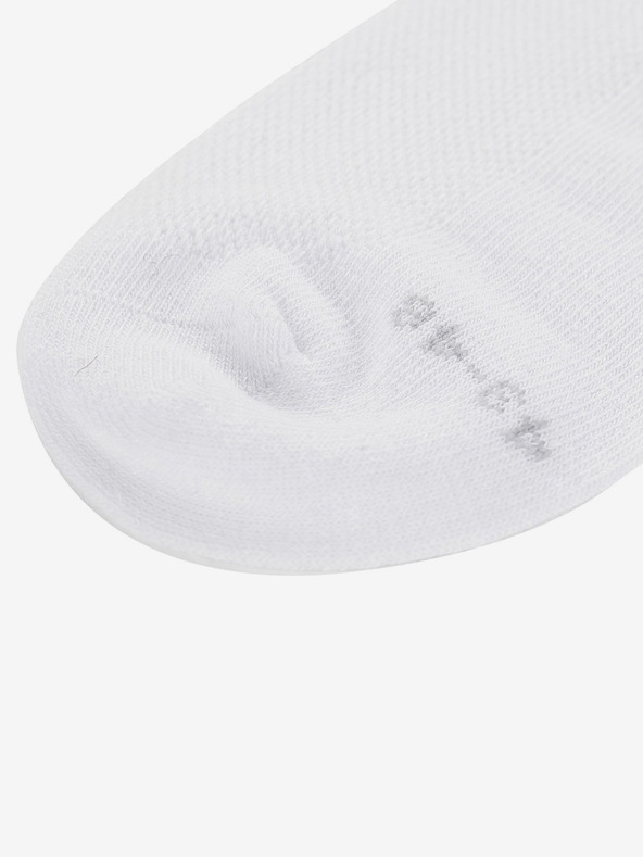 ALPINE PRO Unisex coolmax ponožky ALPINE PRO RED DEER biele