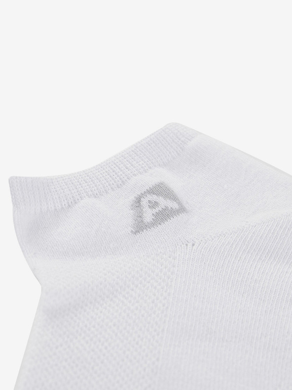 ALPINE PRO Unisex coolmax ponožky ALPINE PRO RED DEER biele