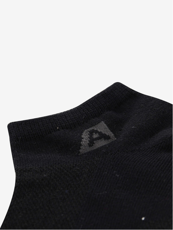 ALPINE PRO Unisex coolmax ponožky ALPINE PRO RED DEER čierne