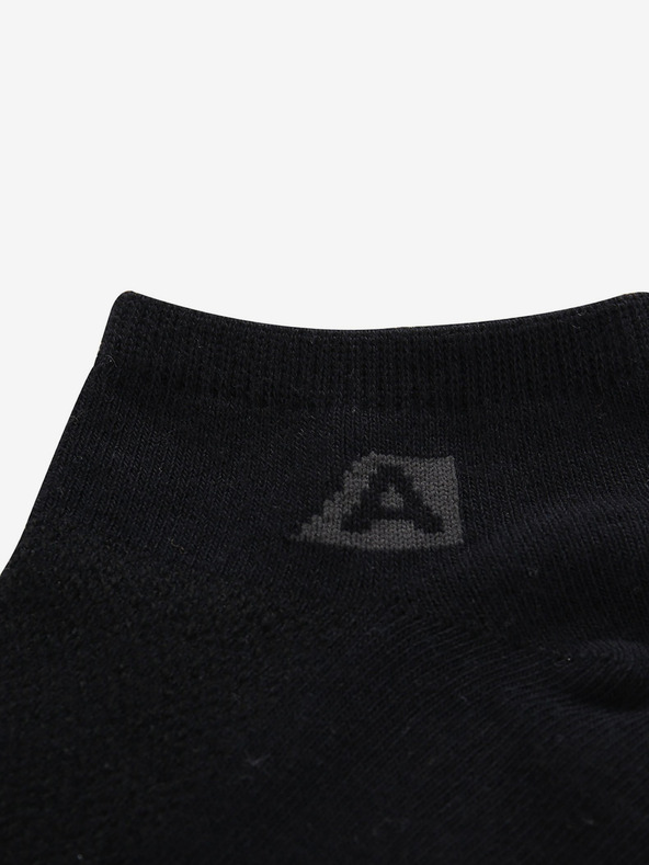 ALPINE PRO Unisex coolmax ponožky ALPINE PRO RED DEER čierne