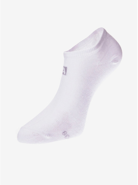 ALPINE PRO Sada troch párov unisex ponožiek bielej farby ALPINE PRO 3UNICO