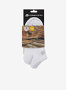 ALPINE PRO Sada troch párov unisex ponožiek bielej farby ALPINE PRO 3UNICO