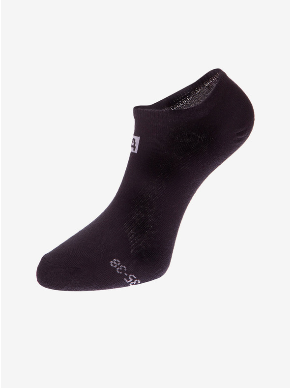 ALPINE PRO Súprava troch párov unisex ponožiek v čiernej farbe ALPINE PRO 3UNICO