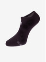 ALPINE PRO Súprava troch párov unisex ponožiek v čiernej farbe ALPINE PRO 3UNICO
