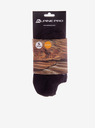 ALPINE PRO Súprava troch párov unisex ponožiek v čiernej farbe ALPINE PRO 3UNICO