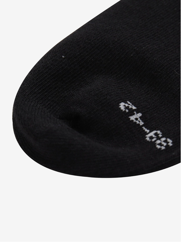 ALPINE PRO Súprava troch párov unisex ponožiek v čiernej farbe ALPINE PRO 3UNICO