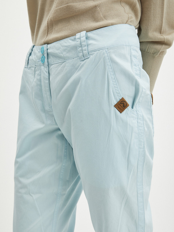 Northfinder Svetlomodré dámske trojštvrťové nohavice Northfinder Ewelyna