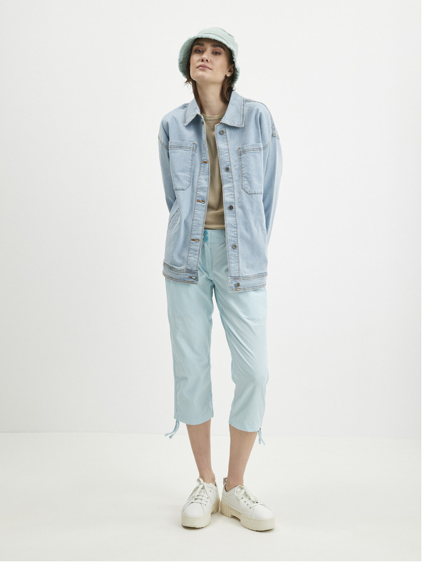 Northfinder Svetlomodré dámske trojštvrťové nohavice Northfinder Ewelyna