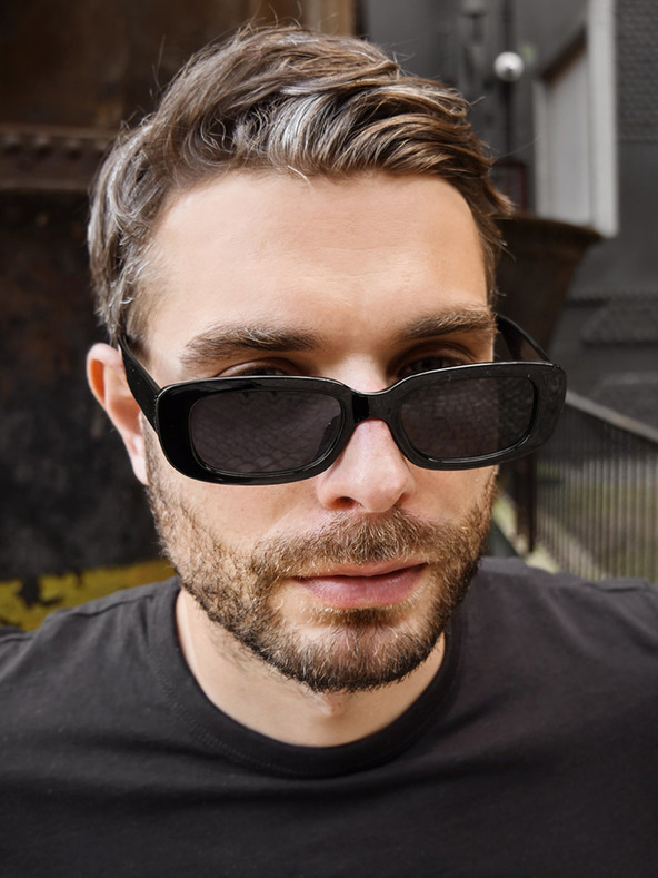 VEYREY VeyRey Square Minozzi slnečné okuliare čierne