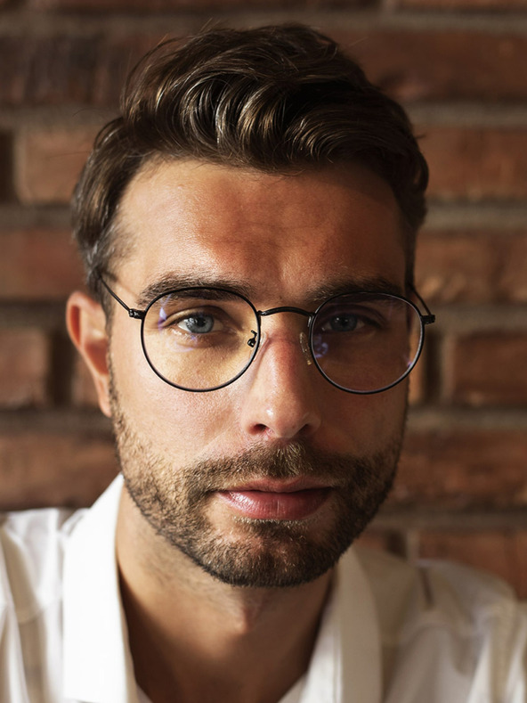 VEYREY VeyRey Okuliare blokujúce modré svetlo Oval Doiley Black