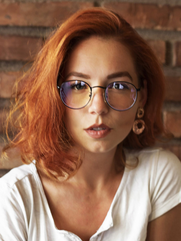 VEYREY VeyRey Okuliare blokujúce modré svetlo Oval Doiley Black